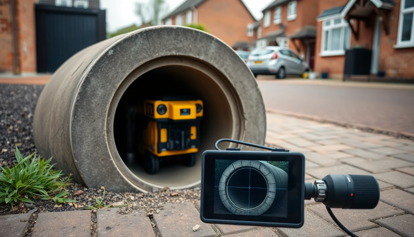 CCTV Drain Surveys in Mansfield, Nottinghamshire