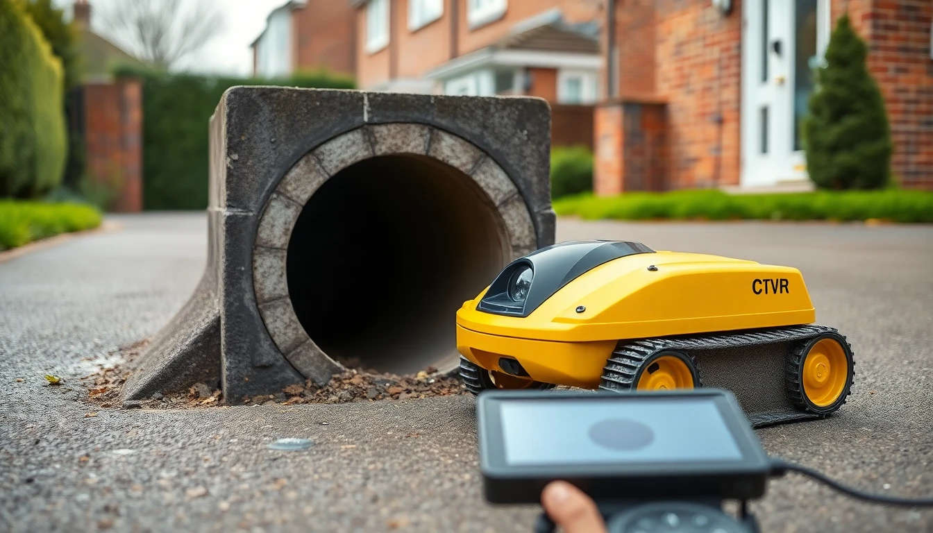 CCTV Drain Surveys in Southwell, Nottinghamshire